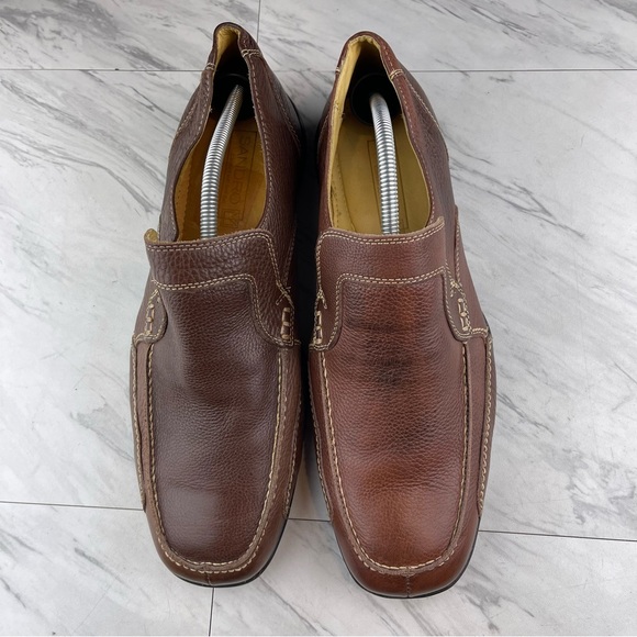 •Sandro Moscoloni Brown Leather Slip On Loafers Mens Size 11 D Style 15266 main image 10